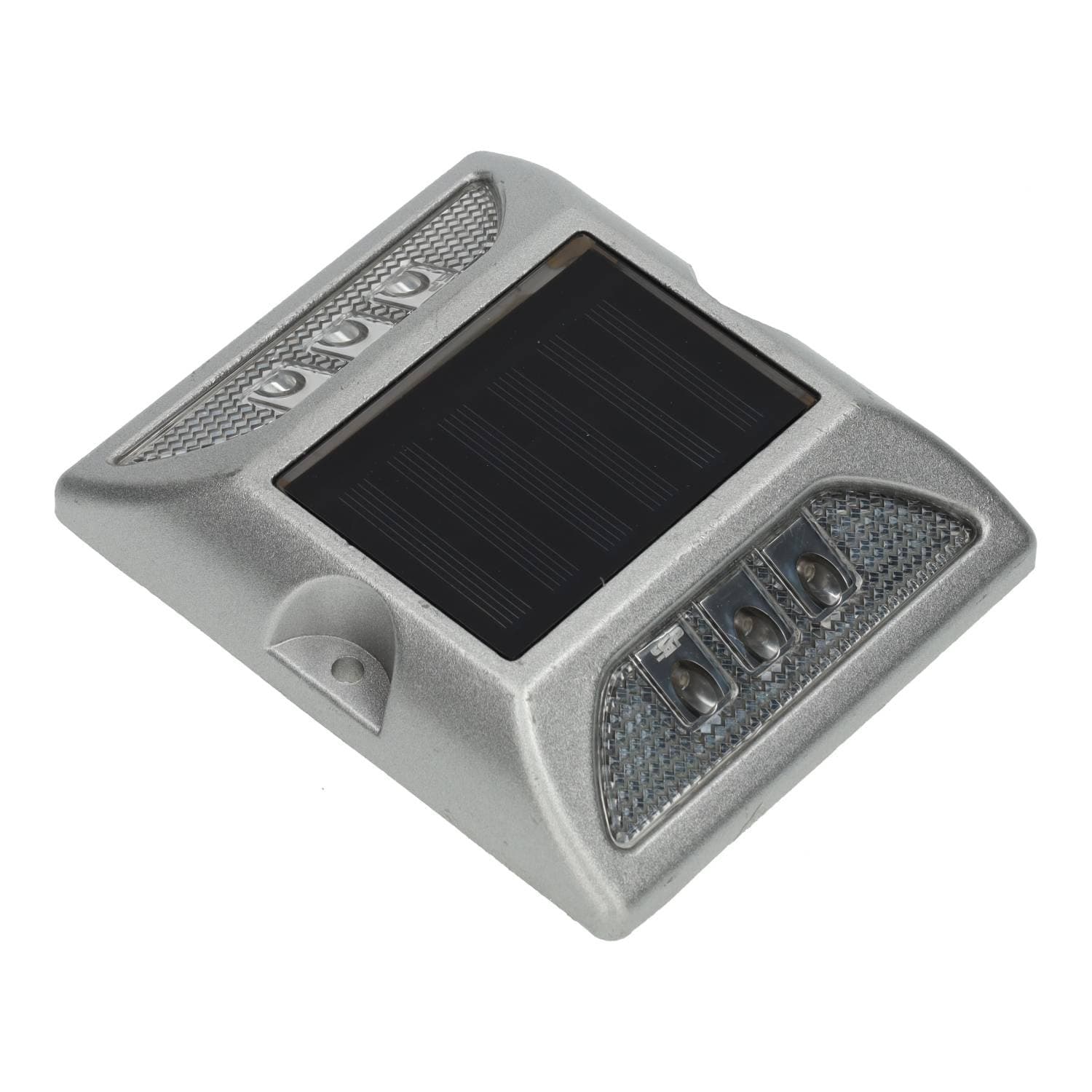 Baliza Solar LED Flash de Carretera con Reflector 6 LEDs IP65 — Temperatura color: Luz Fría