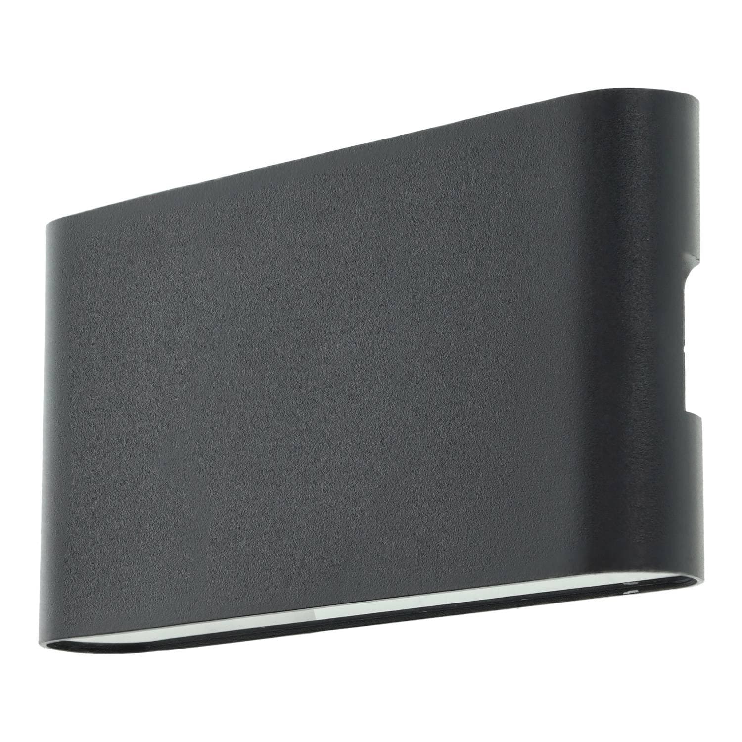Aplique aluminio LED 2x6W IP65 color negro — Temperatura color: Luz Neutra
