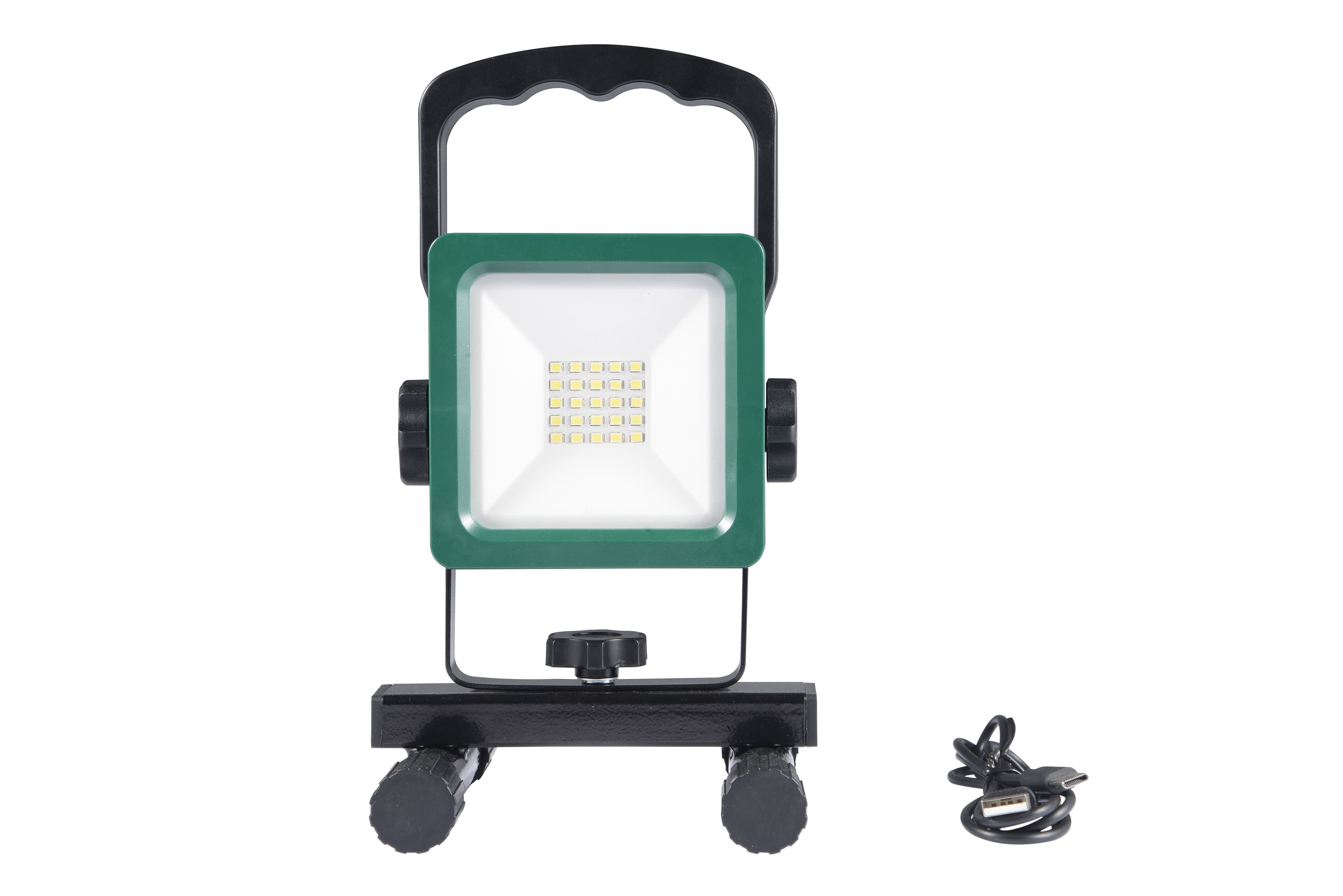 Proyector LED Portátil Recargable 20W 1200lm IP54 — Temperatura color: Luz Fría