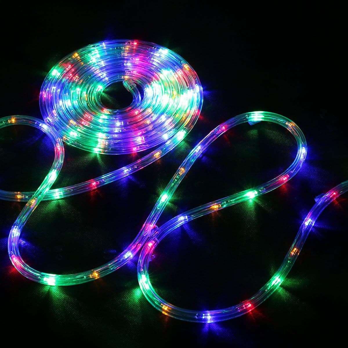 Manguera LED 220V RGB IC 4.5W/m 36LED/m Ø10mm IP65 — Temperatura color: Luz RGB