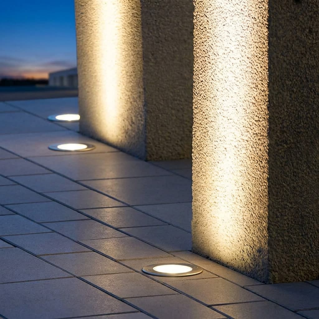 Foco Exterior LED 6W Empotrable Suelo IP68 — Temperatura color: Luz Cálida